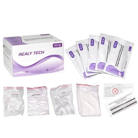 Caja 5 Pruebas de Saliva Realy Tech SARS-COV-2