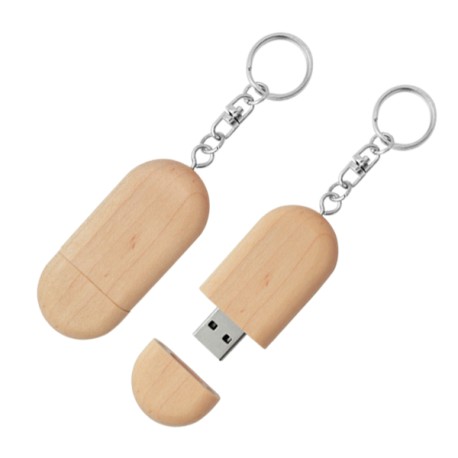 USB Llavero Wood 4GB